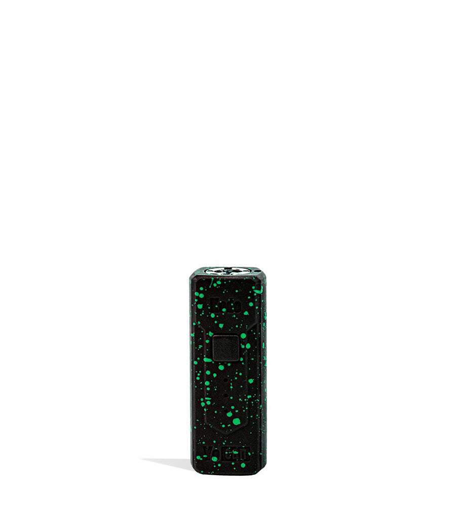 Black Green Spatter Wulf Mods KODO Cartridge Vaporizer on white background