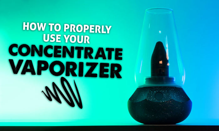 Cómo usar correctamente su vaporizador de concentrados 