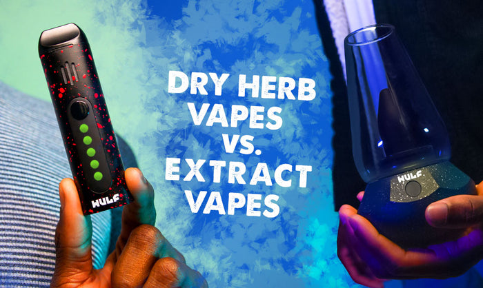 Vaporizadores de hierbas secas frente a vaporizadores de extractos 