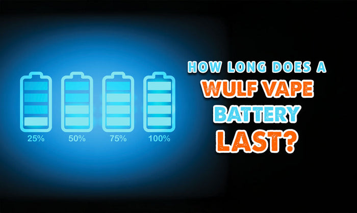 ¿Cuánto dura la batería de un vape Wulf?