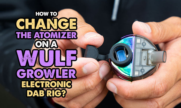 Cómo cambiar el atomizador de un vaporizador electrónico Wulf Growler?