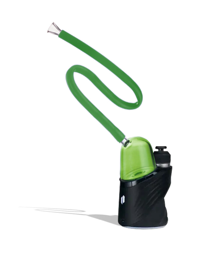 Green with Peak Wulf Mods Link Puffco Peak Attachment on white background