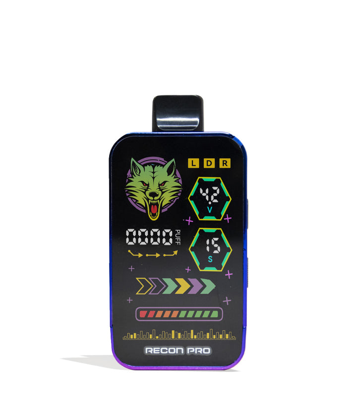Full Color Wulf Mods Recon Pro Dual 510 Voltage Battery Front View on White Background