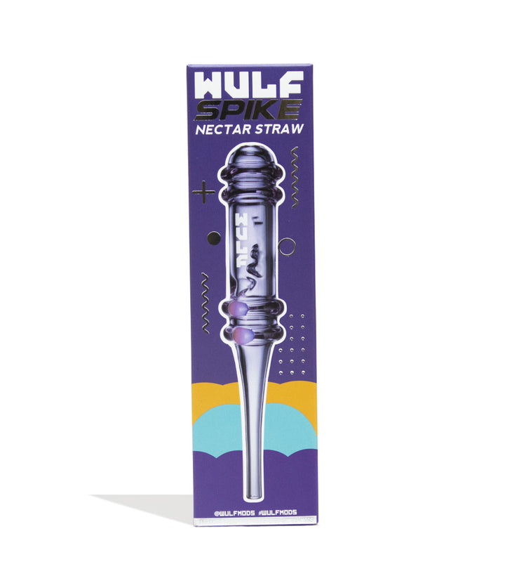 Purple Wulf Mods Spike Nectar Straw Packaging Front View on White Background