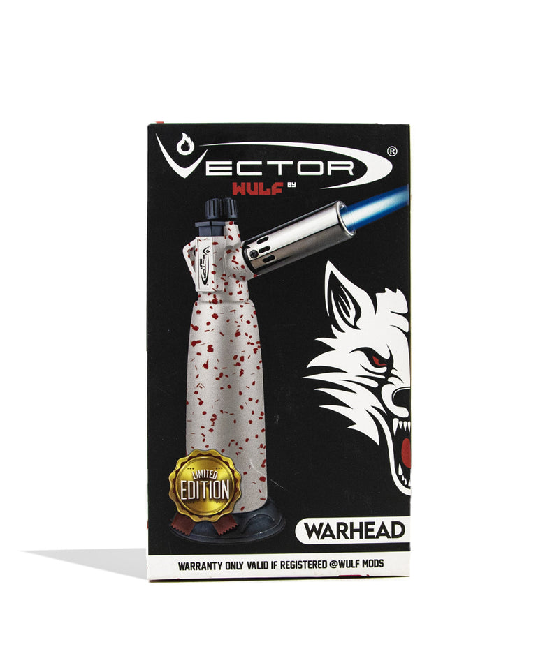 White Red Spatter Wulf Mods Warhead Torch Packaging on white background