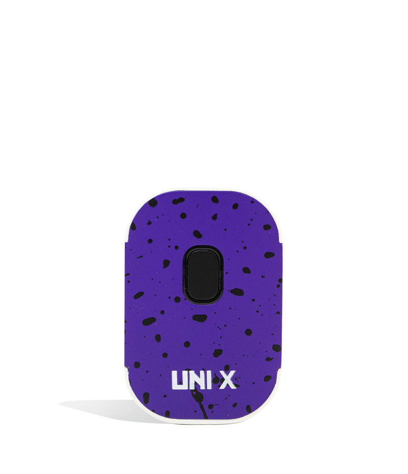 Purple Black Wulf Mods UNI X Cartridge Vaporizer front view on white background